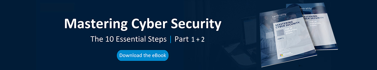 Mastering Cyber Security eBook Download pt 1+2 - Centrality Image 1200x225 px Image